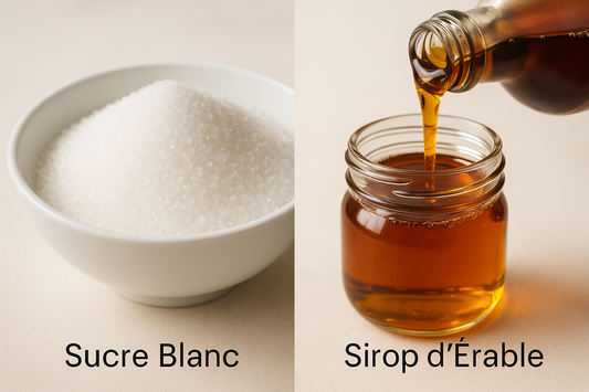 Remplacer le sucre blanc par le sirop d'erable